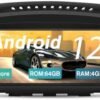 Android 12 Car Radio Stereo Android - BMW 3 5 Series E60 E90 E93 8.8inch Screen Upgrade 4+64GB Car Stereo Audio with Carplay Andriod Auto 2009-2012 CIC System