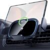 Wireless Car Charger for Galaxy Z Fold 5/4/3/2, 15W Fast Charging Car Mount, Car Accessories, Air Vent Charging Car Phone Holder for Galaxy Z Fold 2, Landscape Mobile Phone Mount for Galaxy Z Fold  Cell Phones & Accessories