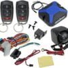 Car Alarm Security & Keyless Entry System, Trunk Pop with Two 4-Button Remotes, Car Alarm System, Door Lock/Unlock, Keyless Key Fob