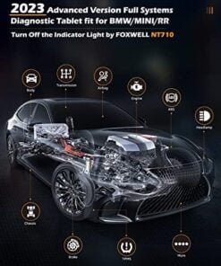 Alternative view of BMW Full Diagnostic Tool with All Service Reset Bi Directional Control Fit -BMW Scanner Diagnostic Tool ECU Coding Programmer Upgrade -NT510 Elite Fit - BMW OBD2 Code Reader