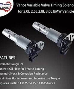 Alternative view of Solenoid Variable Valve Timing VVT Solenoid 2 Pcs - BMW 325i 328i 330i 335i 525i 528i 530i 535i E60 E90 N52 N54  Replaces# 11367516293 