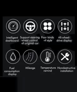 Alternative view of Renn Digital LCD Gauge Cluster for BMW 3 Series E90, E91, E92, E93