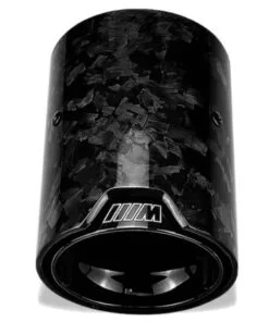 Bmw M5 F90 M logo 2018+ Forged Carbon Fiber exhaust tips Black set of 4