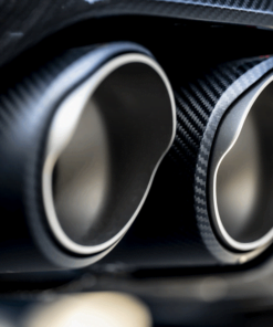 Alternative view of 2020-2024 BMW M8 GRAN COUPE F93 AKRAPOVIC TITANIUM EXHAUST SYSTEM WITH CF TIPS