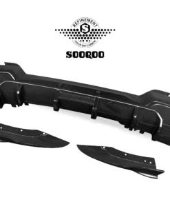 Alternative view of For BMW IX3 G08I Rear Diffuser Dry Carbon Fiber Gloss Carbon Rear Bumper Lip for BMW iX3 G08i 2022-IN