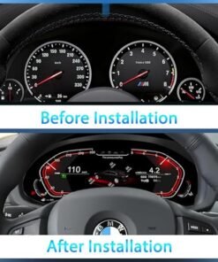 Digital Dash, Automotive Replacement Instrument Panel Gauges, Speedometer Instrument Cluster Replacement for BMW X6 E71 CCC CIC, Digital Cluster Instrument Speedometer - 12.3 inch : Automotive - Image 6