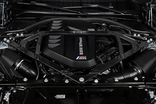 Dinan D180-0015 G8x Series Strut Tower Brace - Carbon Fiber - Gloss Finish - Image 2