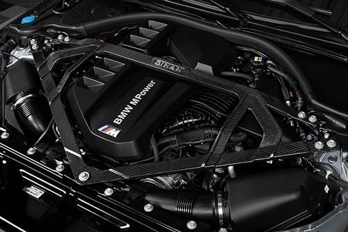 Dinan D180-0015 G8x Series Strut Tower Brace - Carbon Fiber - Gloss Finish - Image 4